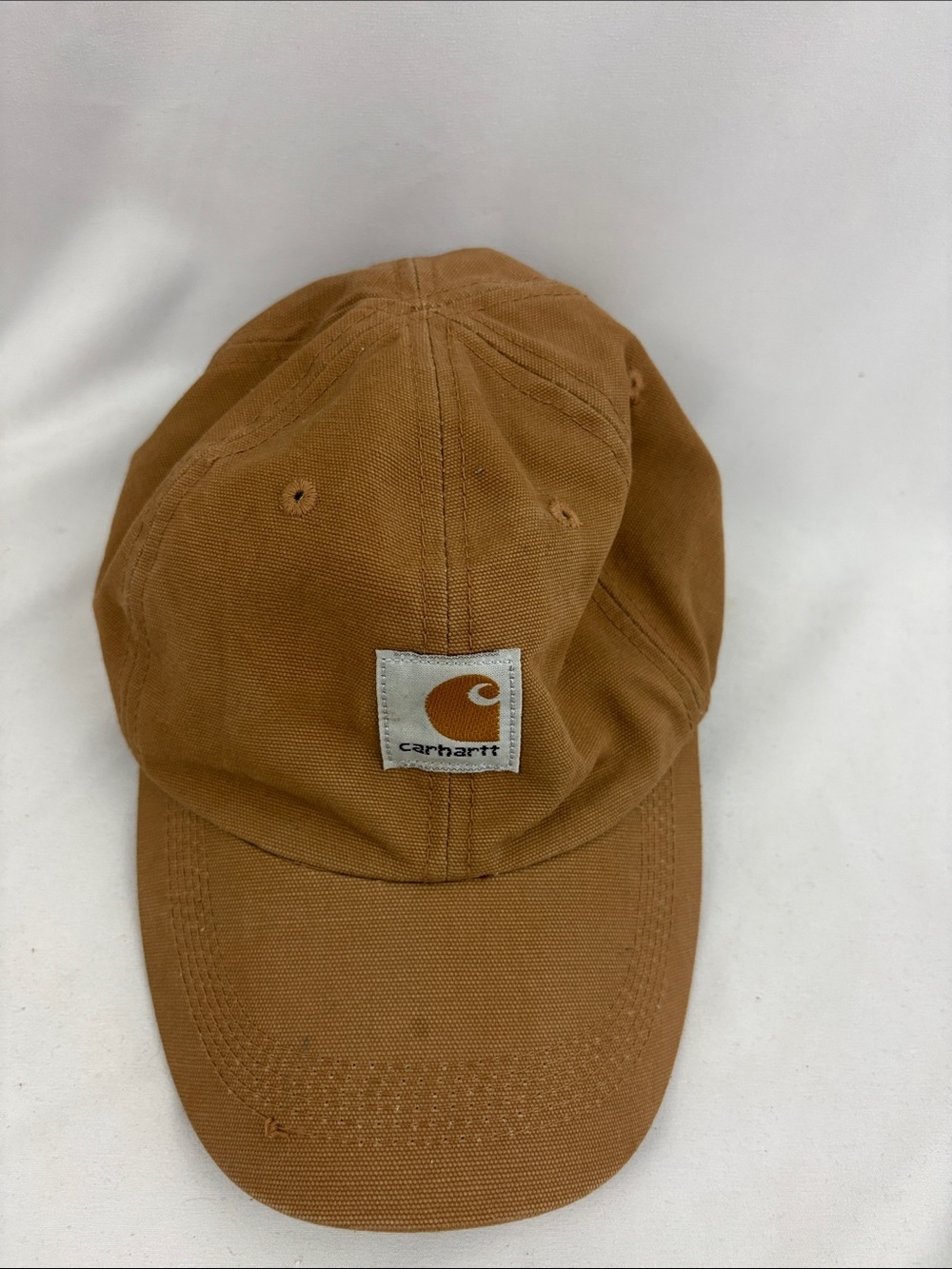 Carhartt Brown Logo Hat Cap Kids Youth Strapback Baseball